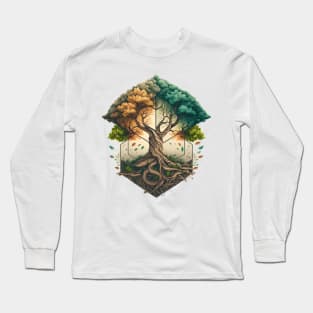 Mother Tree - Designs for a Green Future Long Sleeve T-Shirt